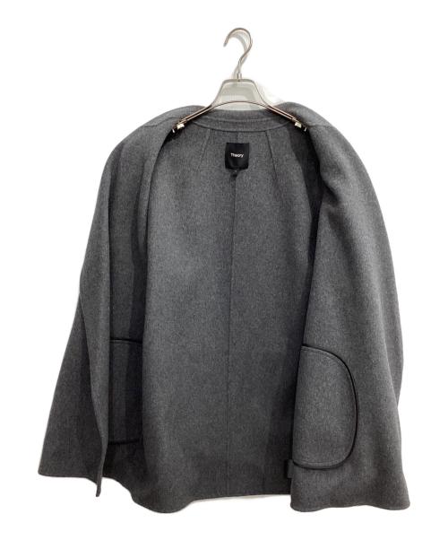 theory（セオリー）theory (セオリー) NEW DIVIDE GC CLAIRENE J ジャケットコート グレー サイズ:Lの古着・服飾アイテム