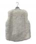 regleam (リグリーム) DRAWSTRING FUR VEST/ドローストリングファーベスト ホワイト サイズ:FREE：9000円