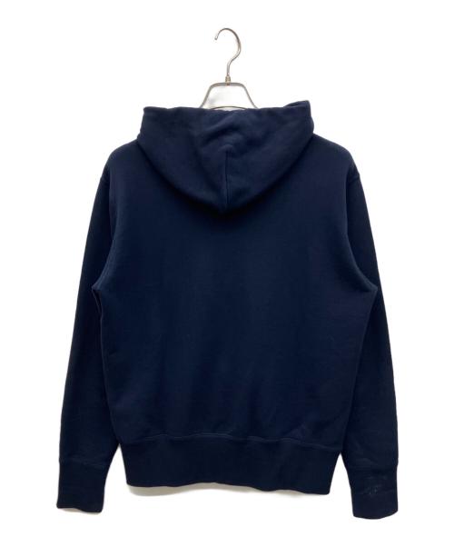 LOOPWHEELER（ループウィラー）LOOPWHEELER (ループウィラー) LOWERCASE (ロウワーケース) ジップパーカー ネイビー サイズ:Mの古着・服飾アイテム