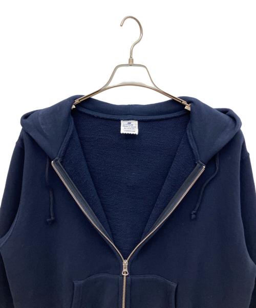 LOOPWHEELER（ループウィラー）LOOPWHEELER (ループウィラー) LOWERCASE (ロウワーケース) ジップパーカー ネイビー サイズ:Mの古着・服飾アイテム