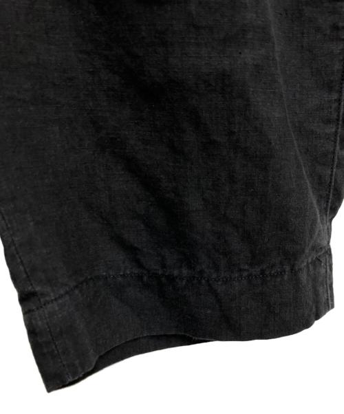HAVERSACK（ハバーサック）HAVERSACK (ハバーサック) Linen Poplin Wide Pants ブラック サイズ:Mの古着・服飾アイテム