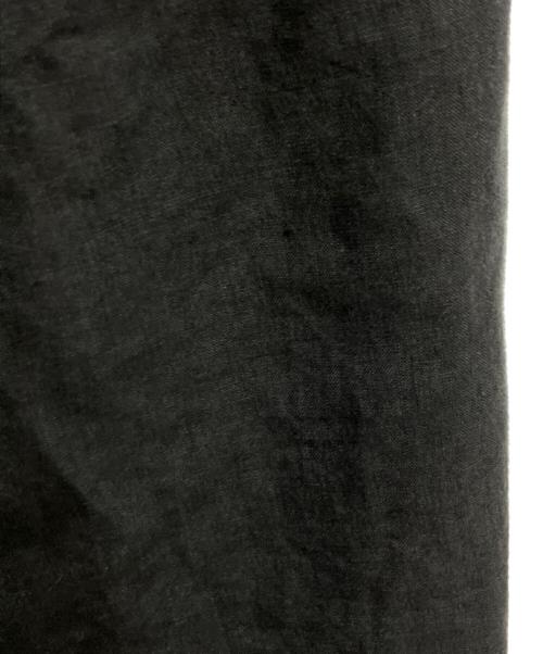 HAVERSACK（ハバーサック）HAVERSACK (ハバーサック) Linen Poplin Wide Pants ブラック サイズ:Mの古着・服飾アイテム