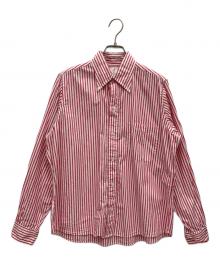 ANATOMICA（アナトミカ）の古着「ストライプシャツ」｜レッド