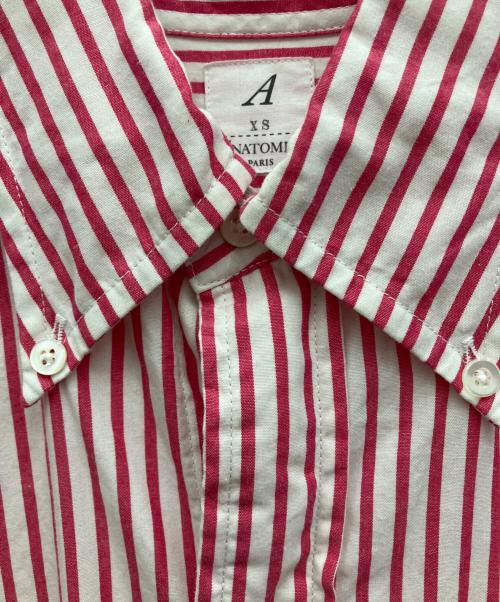 ANATOMICA（アナトミカ）ANATOMICA (アナトミカ) ストライプシャツ レッド サイズ:xsの古着・服飾アイテム