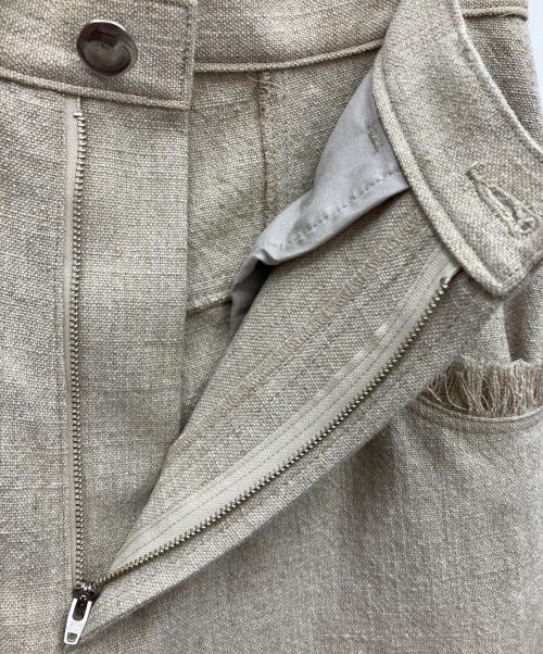 journal standard luxe（ジャーナルスタンダード ラックス）JOURNAL STANDARD LUXE (ジャーナルスタンダード ラックス) JUNE パンツ ベージュ サイズ:mの古着・服飾アイテム
