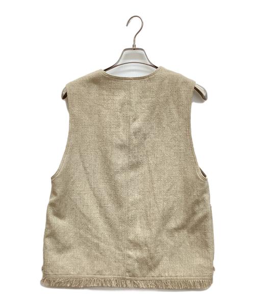 journal standard luxe（ジャーナルスタンダード ラックス）JOURNAL STANDARD LUXE (ジャーナルスタンダード ラックス) JUNE ベスト ベージュ サイズ:-の古着・服飾アイテム