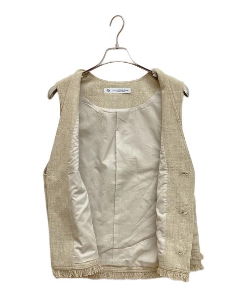 journal standard luxe（ジャーナルスタンダード ラックス）JOURNAL STANDARD LUXE (ジャーナルスタンダード ラックス) JUNE ベスト ベージュ サイズ:-の古着・服飾アイテム