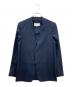 Maison Margiela（メゾンマルジェラ）の古着「ノーカラージャケット」｜ネイビー