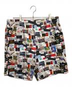 SUPREMEシュプリーム）の古着「Labels Pique Short/ラベルズピケショーツ」｜マルチカラー