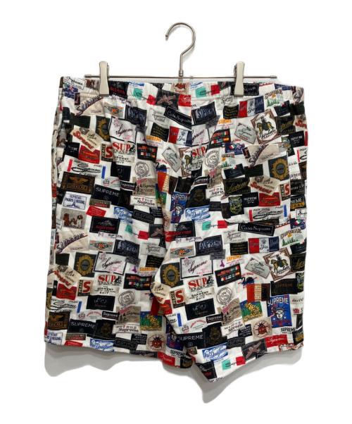 SUPREME（シュプリーム）SUPREME (シュプリーム) Labels Pique Short/ラベルズピケショーツ マルチカラー サイズ:Lの古着・服飾アイテム