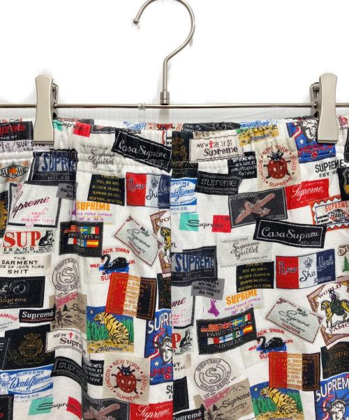 SUPREME（シュプリーム）SUPREME (シュプリーム) Labels Pique Short/ラベルズピケショーツ マルチカラー サイズ:Lの古着・服飾アイテム