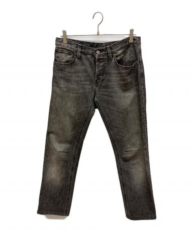 中古・古着通販】GUCCI (グッチ) デニムパンツ ブラック サイズ:46