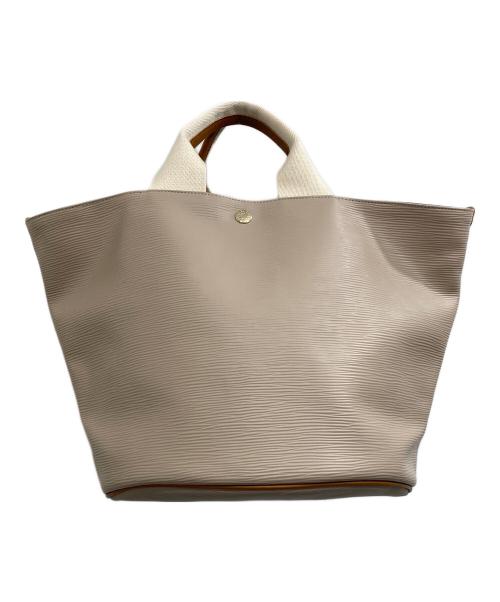 Breath TOPKAPI（ブレストプカピ）Breath TOPKAPI (ブレストプカピ) リプル バケツ型 トートバック L ベージュ 未使用品の古着・服飾アイテム
