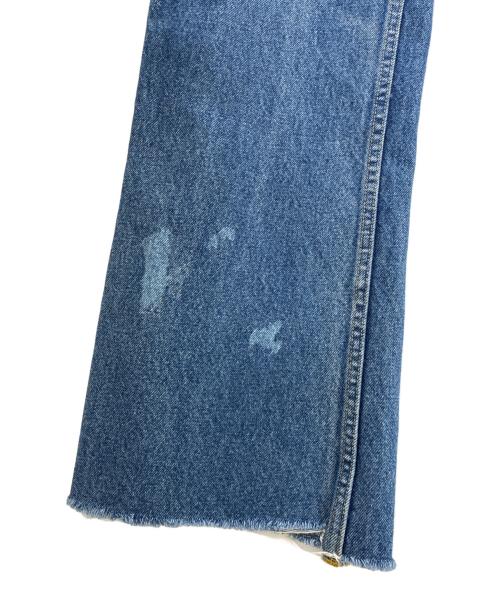 MADISON BLUE（マディソンブルー）MADISON BLUE (マディソンブルー) HEM CUT FLARE PT DENIM ブルー サイズ:Mの古着・服飾アイテム