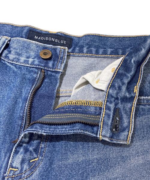 MADISON BLUE（マディソンブルー）MADISON BLUE (マディソンブルー) HEM CUT FLARE PT DENIM ブルー サイズ:Mの古着・服飾アイテム