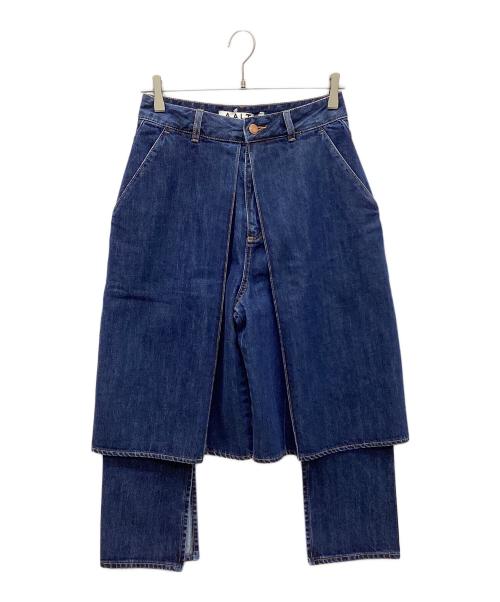 AALTO（アールト）AALTO (アールト) デニムサルエルパンツ インディゴ サイズ:34の古着・服飾アイテム