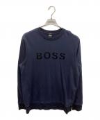 BOSS HUGO BOSSボス ヒューゴボス）の古着「ロゴスウェット」｜ネイビー
