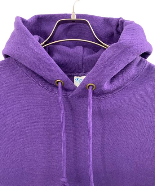 Champion REVERSE WEAVE（チャンピオン リバース ウィーブ）Champion REVERSE WEAVE (チャンピオン リバース ウィーブ) RHC Ron Herman (アールエイチシー ロンハーマン) プルオーバーパーカー パープル サイズ:Lの古着・服飾アイテム