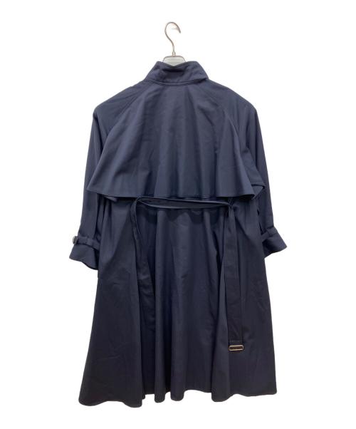 CELFORD（セルフォード）CELFORD (セルフォード) スタンドカラーボリュームトレンチコート ネイビー サイズ:36の古着・服飾アイテム