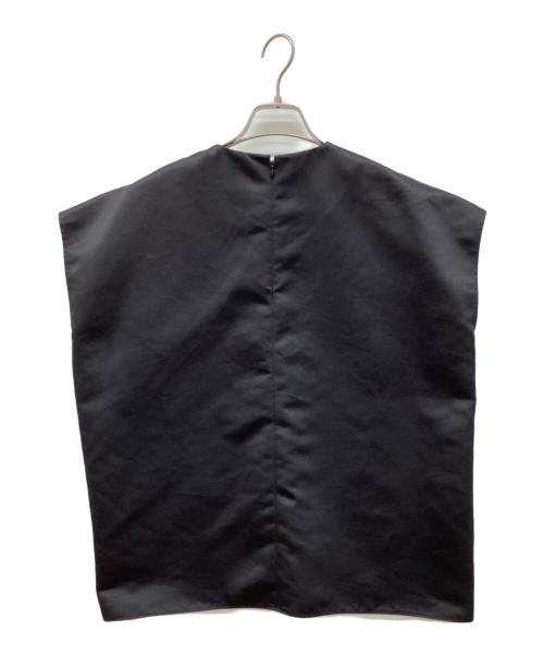 YOKO CHAN（ヨーコチャン）YOKO CHAN (ヨーコチャン) フレンチスリーブブラウス ブラック サイズ:38の古着・服飾アイテム