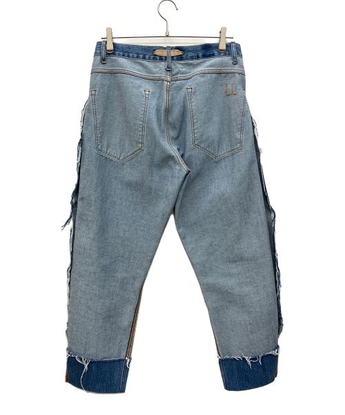Litkovskaya（リトコフスカヤ）Litkovskaya (リトコフスカヤ) 裏デニムワイドパンツ インディゴ サイズ:36の古着・服飾アイテム