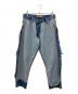 Litkovskaya（リトコフスカヤ）の古着「裏デニムワイドパンツ」｜インディゴ