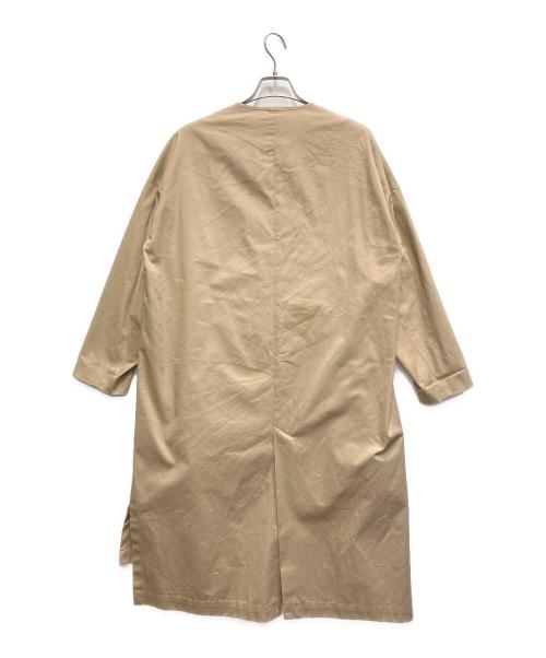 ENFOLD（エンフォルド）ENFOLD (エンフォルド) COピーチツイルライナー ロングトレンチコート ベージュ サイズ:38の古着・服飾アイテム
