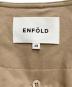 中古・古着 ENFOLD (エンフォルド) COピーチツイルライナー ロングトレンチコート ベージュ サイズ:38：8000円