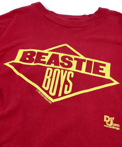 Hanes BEEFY（ヘインズビーフィー）Hanes BEEFY (ヘインズビーフィー) ヴィンテージTシャツ レッド サイズ:Mの古着・服飾アイテム