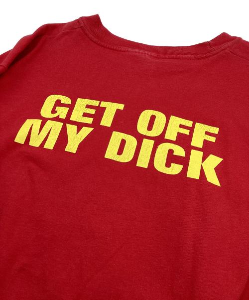 Hanes BEEFY（ヘインズビーフィー）Hanes BEEFY (ヘインズビーフィー) ヴィンテージTシャツ レッド サイズ:Mの古着・服飾アイテム