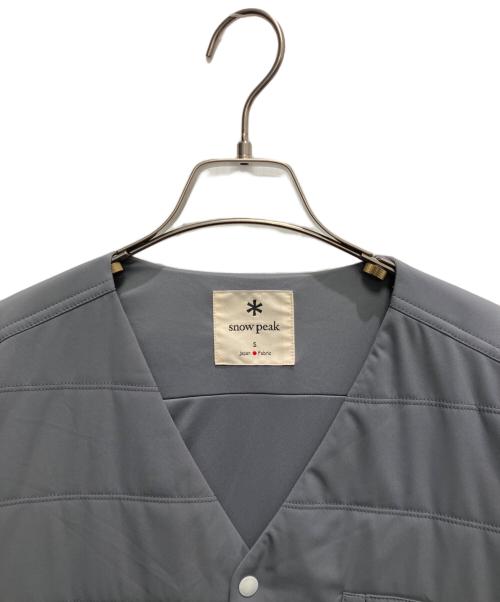 Snow peak（スノーピーク）Snow peak (スノーピーク) Flexible Insulated Cardigan グレー サイズ:Sの古着・服飾アイテム