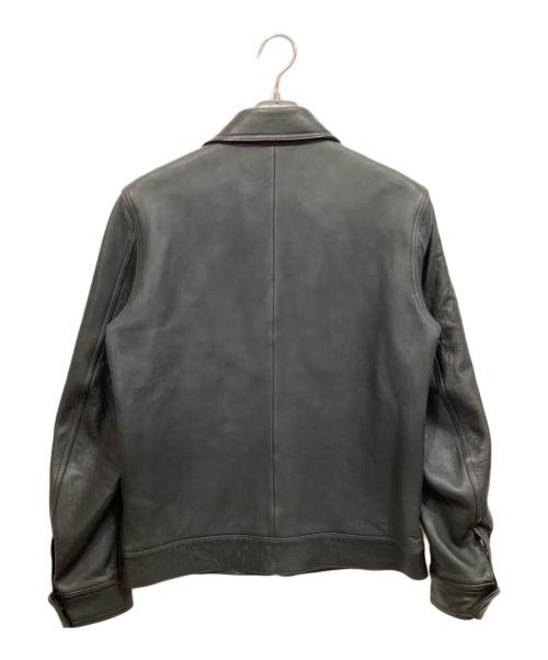 WACKO MARIA（ワコマリア）WACKO MARIA (ワコマリア) LEATHER SINGLE RIDERS JACKET(TYPE 2) ブラック サイズ:Lの古着・服飾アイテム
