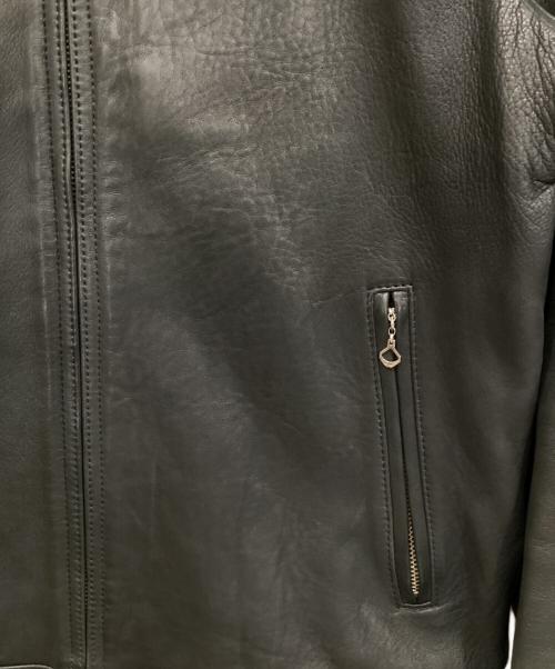 WACKO MARIA（ワコマリア）WACKO MARIA (ワコマリア) LEATHER SINGLE RIDERS JACKET(TYPE 2) ブラック サイズ:Lの古着・服飾アイテム