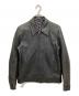 WACKO MARIA（ワコマリア）の古着「LEATHER SINGLE RIDERS JACKET(TYPE 2)」｜ブラック