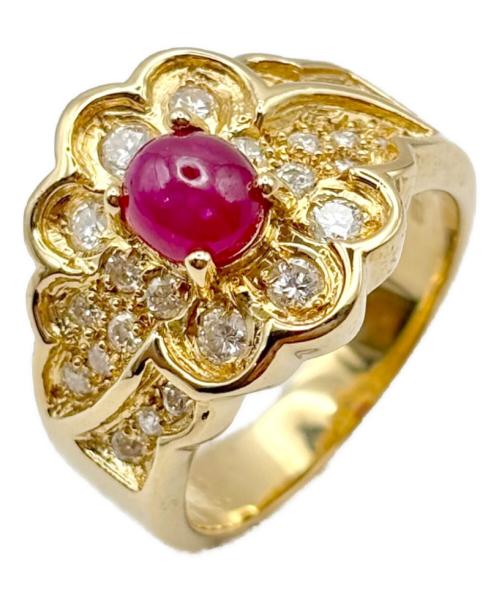 NO BRAND（ノーブランド）NO BRAND (ノーブランド) ダイヤモンドルビーリング Diamond Ruby ​​ring サイズ:12号の古着・服飾アイテム