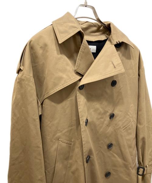HYKE（ハイク）HYKE (ハイク) TRENCH COAT BIG FIT ベージュ サイズ:1の古着・服飾アイテム