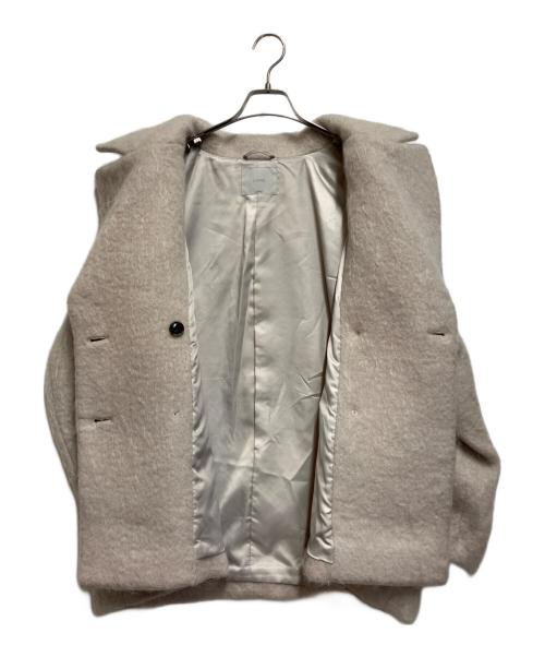 Liyoca（リヨカ）Liyoca (リヨカ) ビッグカラーシャギーコート ライトベージュ サイズ:不明の古着・服飾アイテム