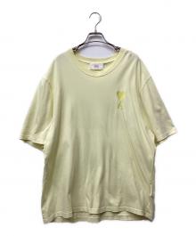AMI Alexandre Mattiussi（アミアレクサンドルマテュッシ）の古着「ハートロゴTシャツ」｜イエロー