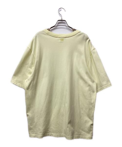 AMI Alexandre Mattiussi（アミアレクサンドルマテュッシ）AMI Alexandre Mattiussi (アミアレクサンドルマテュッシ) ハートロゴTシャツ イエロー サイズ:Lの古着・服飾アイテム