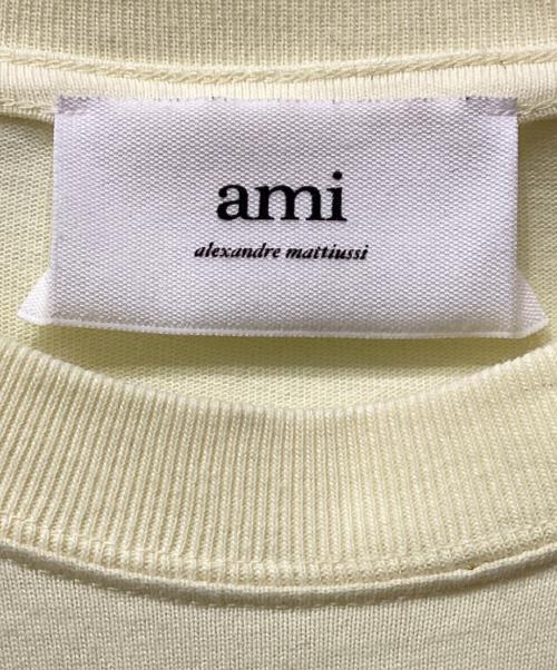 AMI Alexandre Mattiussi（アミアレクサンドルマテュッシ）AMI Alexandre Mattiussi (アミアレクサンドルマテュッシ) ハートロゴTシャツ イエロー サイズ:Lの古着・服飾アイテム