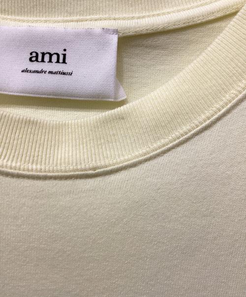 AMI Alexandre Mattiussi（アミアレクサンドルマテュッシ）AMI Alexandre Mattiussi (アミアレクサンドルマテュッシ) ハートロゴTシャツ イエロー サイズ:Lの古着・服飾アイテム