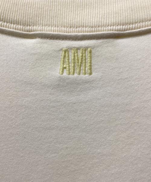 AMI Alexandre Mattiussi（アミアレクサンドルマテュッシ）AMI Alexandre Mattiussi (アミアレクサンドルマテュッシ) ハートロゴTシャツ イエロー サイズ:Lの古着・服飾アイテム