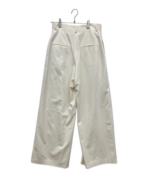 Plage（プラージュ）Plage (プラージュ) Hight Waist Tuck パンツ　ハイウエストタックパンツ アイボリー サイズ:38の古着・服飾アイテム