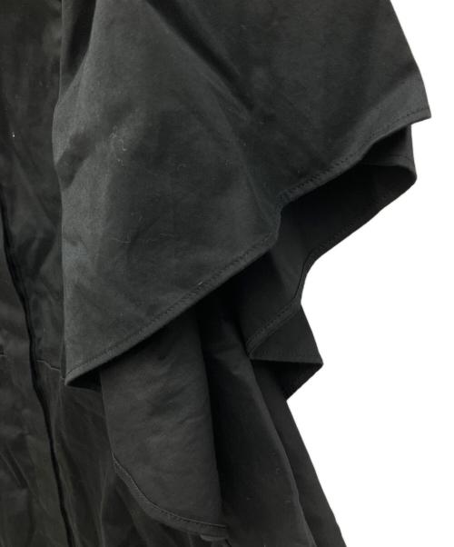UNITED ARROWS（ユナイテッドアローズ）UNITED ARROWS (ユナイテッドアローズ) ペプラム フレアスリーブ ブラウス ブラック サイズ:Freeの古着・服飾アイテム