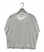 RIERリア）の古着「T-shirt V-neck short sleeves」｜ホワイト