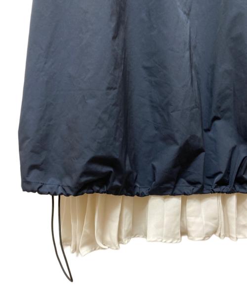 ENFOLD（エンフォルド）ENFOLD (エンフォルド) ドッキングワンピース ネイビー×グリーン サイズ:38の古着・服飾アイテム