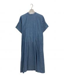 HYKE（ハイク）の古着「CHAMBRAY SUMMER DRESS」｜ブルー