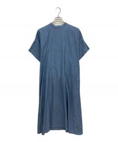 中古・古着通販】HYKE (ハイク) LINEN SHORT SLEEVE MAXI DRESS