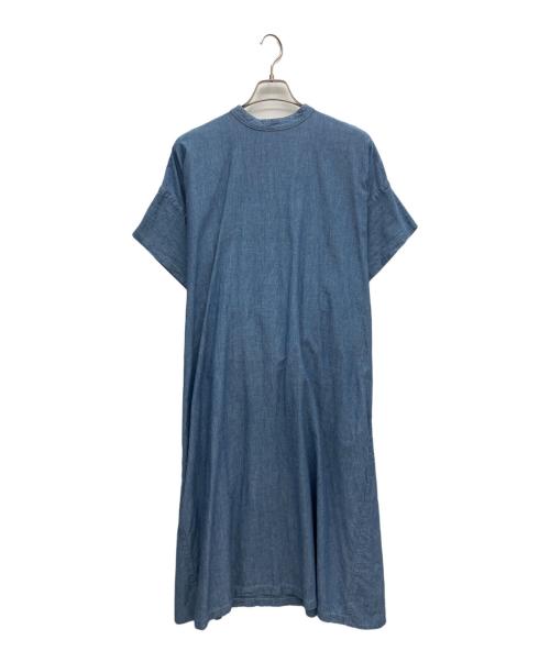 HYKE（ハイク）HYKE (ハイク) CHAMBRAY SUMMER DRESS ブルー サイズ:1の古着・服飾アイテム