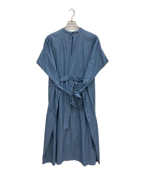 HYKE（ハイク）HYKE (ハイク) CHAMBRAY SUMMER DRESS ブルー サイズ:1の古着・服飾アイテム